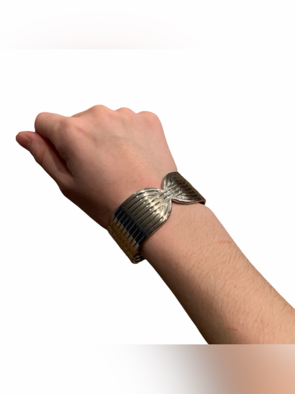 1980’s Vintage Silver Cuff Bracelet